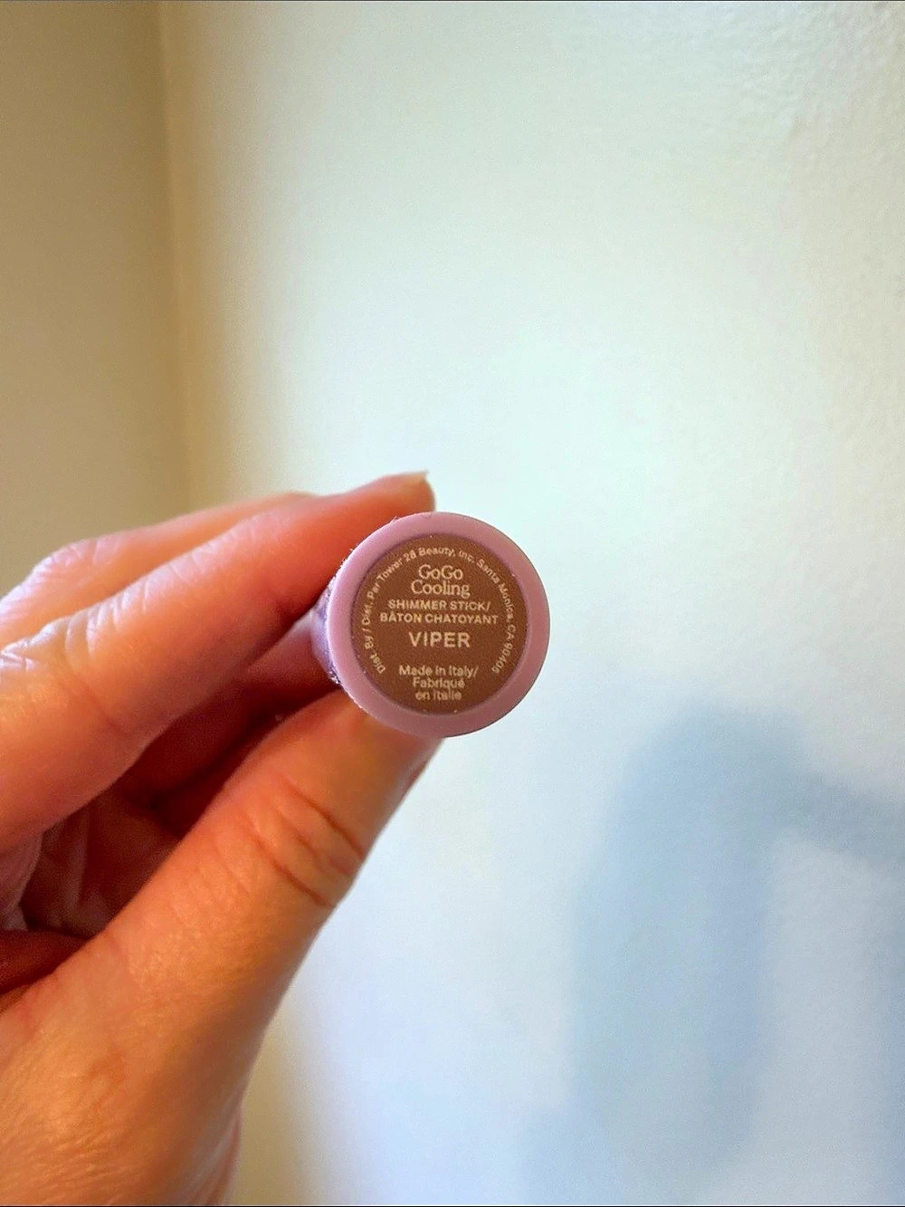 Tower 28 GoGo Cooling Shimmer Eyeshadow in shade Viper (cool mauve)
